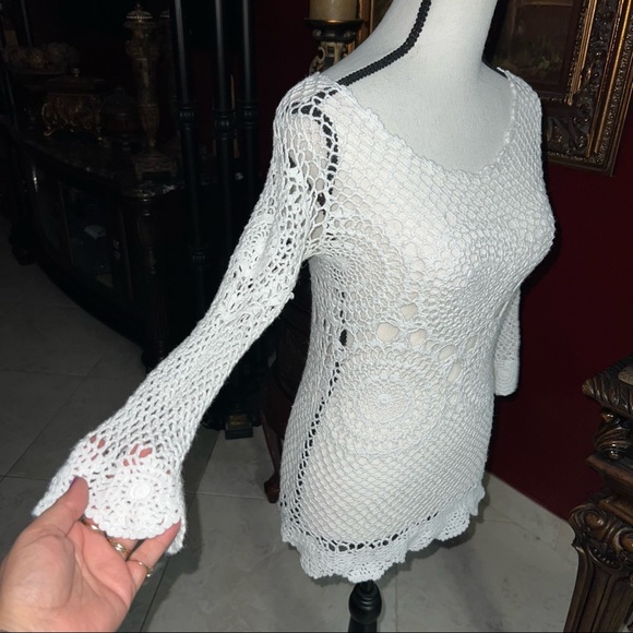 Monoreno Other - 🌸💐💐 White Coverup for summer , long sleeve. Size( L)